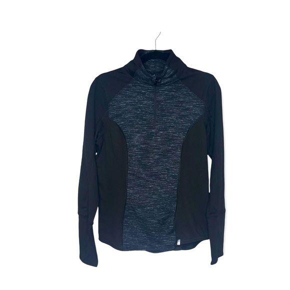 Active Life 90 Degree by Reflex Black Performance 1/4 Zip Compression To… - Picture 2 of 7